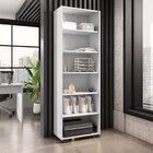 Armário Estante Multiuso Office Livreiro Com 6 Portas 181,5cm
