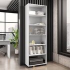 Armário Estante Multiuso Office Livreiro Com 6 Portas 181,5cm
