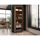 Armário Estante Multiuso Office Livreiro Com 6 Portas 181,5cm