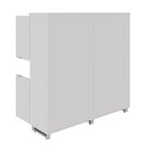 Armário Estante Para Escritório Com 8 Portas De Abrir E 2 Nic