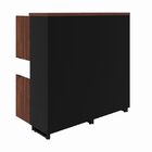 Armário Estante Para Escritório Com 8 Portas De Abrir E 2 Nic