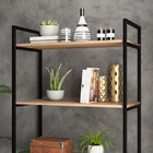 Armario Estilo Industrial Metal + Madeira Organizador