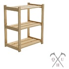 Armario Expositor Pinus Aparador Madeira C/ Nichos Cozinha