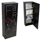 Armário Farmácia De Parede Para Medicamentos Com Fechadura