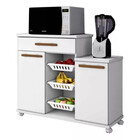 Armário Fruteira 2 Portas 3 Cestos 1 Gaveta Teresina Arte Móv