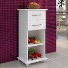 Armário Fruteira Cozinha Multiuso Branco Base Bebedouro