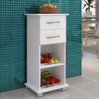 Armário Fruteira Cozinha Multiuso Branco Base Bebedouro