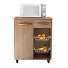 Armário Fruteira De Cozinha Versátil Com 1 Porta E 1 Gaveta