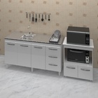 Armário Gabinete Balcão Para Pia 138 Cm Carina Balcão Multius