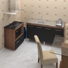 Armário Gabinete Balcão Para Pia 138 Cm Carina Balcão Para Co