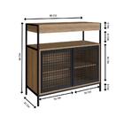 Armário Gabinete De Banheiro 80cm  Estilo Industrial Com 2 Po