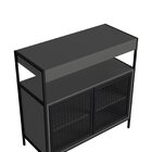 Armário Gabinete De Banheiro 80cm Estilo Industrial Com 2 Por