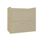 Armário Gabinete De Banheiro Suspenso Com 2 Portas - Natural