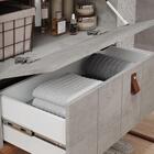 Armário Gabinete Milano 60cm Para Banheiro Com Cuba E Espelho