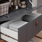 Armário Gabinete Milano 60cm Para Banheiro Com Cuba E Espelho