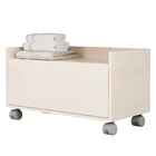 Armário Gabinete Para Banheiro Atena 1 Porta Com Rodizios Off