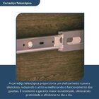 Armário Gabinete Para Cozinha 4 Gavetas Confort Cinamomo/off