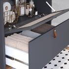 Armário Gabinete Vêneto 60cm Para Banheiro Com Cuba E Espelho