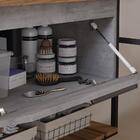 Armário Gabinete Vitta 80cm Para Banheiro Com Cuba E Espelho