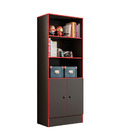 Armário Gamer 158 Altura Outlaw Player -preto-fosco-vermelho