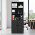 Armário Gamer 158 Altura Outlaw Player -preto-fosco-vermelho