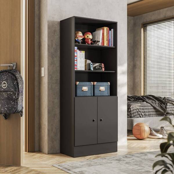 Armário Gamer Gabriel 2 Portas Preto Tana Decor