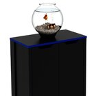 Armário Gamer Para Escritório Multiuso Baixo 2 Portas Preto/a