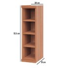 Armário Garrafeiro Para Cozinha Macadâmia Freijó