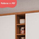 Armário Garrafeiro Para Cozinha Macadâmia Freijó