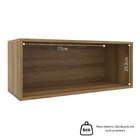 Armário Geladeira 1 Porta Basculante Confort   Cinamomo/grafi