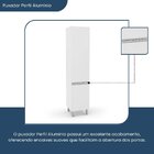 Armário Geladeira 1 Porta Basculante Top Class   Branco