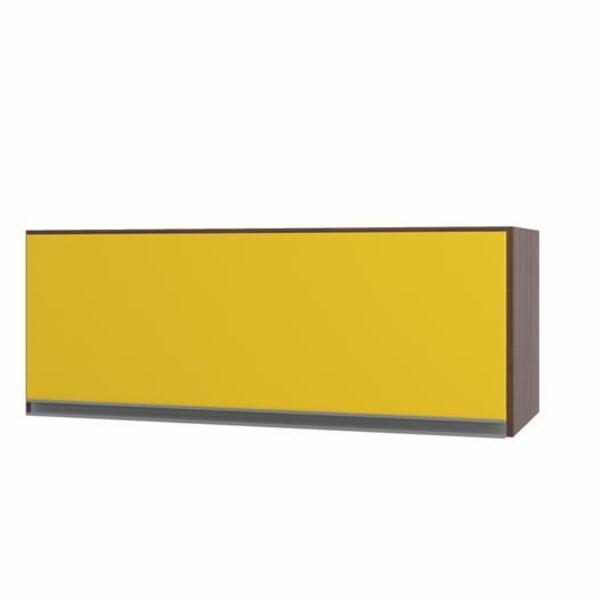 Armário Geladeira Factual Amendoa/amarelo - Fdecor