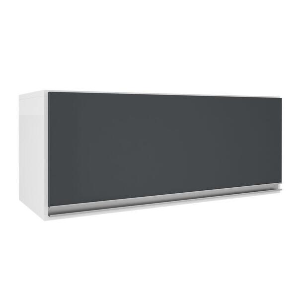 Armário Geladeira Top Class Batrol Branco / Grafite