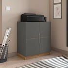 Armário Goty Chumbo Freijó