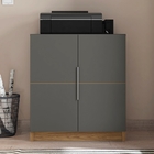 Armário Goty Chumbo Freijó