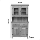 Armário Guarda Comida Madeira Maciça Natural