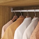 Armário Guarda Roupa Casal Canadá 6 Portas - Vlr Móveis  Natu