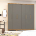 Armário Guarda Roupa Casal Pernambuco 6 Portas - Vlr Móveis