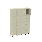 Armário Guarda Volume Locker Roupeiro 16 Portas Aço Grp 504/1