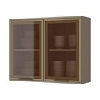 Armário Henn 2 Portas Vidro 80 Cm C55-23