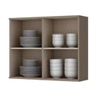 Armário Henn 2 Portas Vidro 80 Cm C55-23