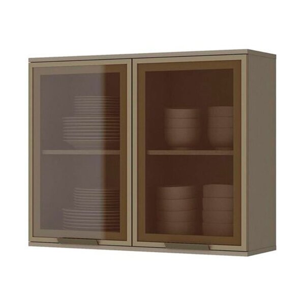 Armário Henn 2 Portas Vidro 80 Cm C55-23