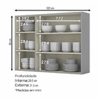 Armário Henn 3 Portas 120cm Belize C500