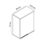 Armário Indekes Marcela 1 Porta 60 Cm 6154