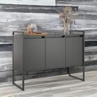 Armario Industrial 3 Portas Balso Preto Onix