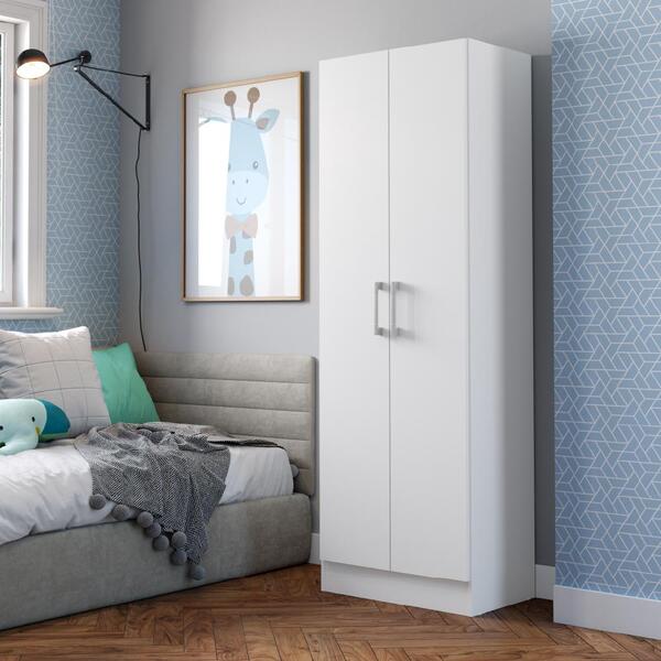 Armário Infantil 2 Portas Branco Carraro