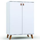 Armário Infantil Organizador Para Quarto Bebê 2 Portas Encant