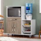 Armário Irlanda Fruteira 2 Portas Lumil Branco Castanho