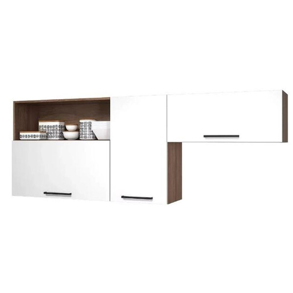 Armário Itatiaia 2 Portas Com Nicho E 1 Porta 70 Cm Acácia