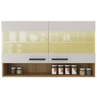 Armário Itatiaia New Jazz 2 Portas Com Vidro Nicho 2pv